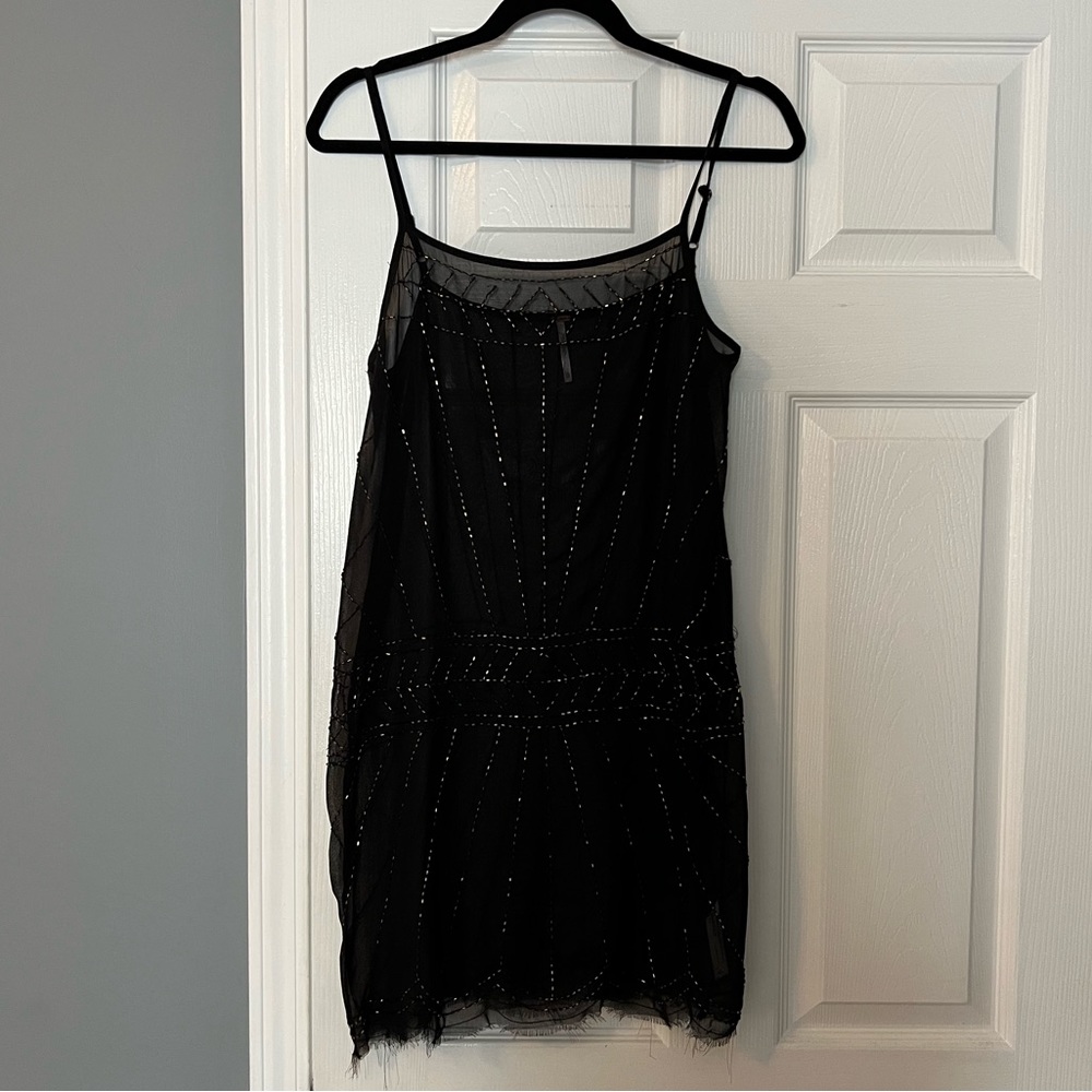 Free People Beaded Slip Dress